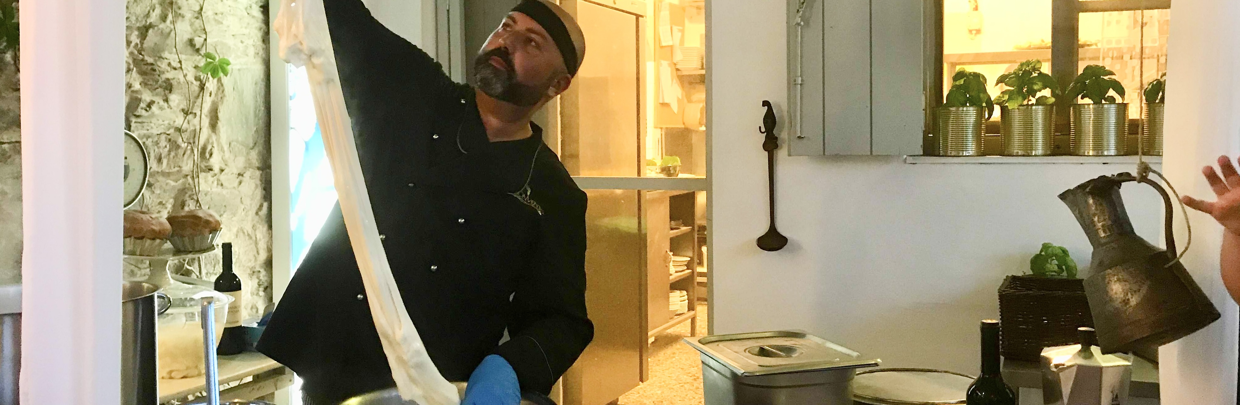 BuonVento Italian Restaurant Homemade Mozzarella from Paros.